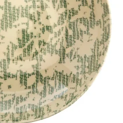 Assiette calotte en grès vert Léa - Ø 22 cm