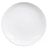 Assiette calotte Selena coloris blanc en porcelaine - Ø 21,5 cm