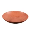 Assiette creuse en grès terracotta Onyx - Ø 22 cm