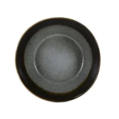 Assiette creuse en grès Tindra coloris gris - Ø 19 cm