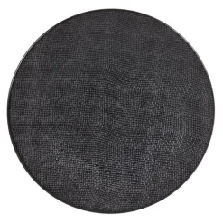 Assiette de présentation Vesuvio coloris noir en grès - Ø 31 cm