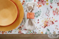 Assiette plate coloris jaune en grès Vésuvio - Ø 27 cm