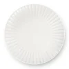 Assiette plate en grès blanc Adele - Ø 27 cm