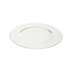 Assiette plate en porcelaine blanche Victoria - Ø 27 cm
