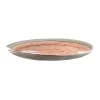 Assiette plate Grimaud rose en grès Ø 27 cm
