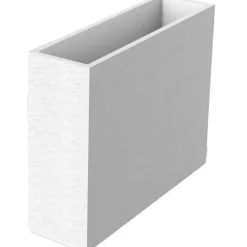 Bac blanc cérusé Eda Graphit Lofts - 99,5 x 29,5 x 78, 5 cm