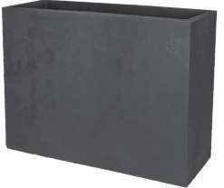 Bac en polypropylène gris anthracite Eda Loft L Basalt - 78,5 x 29,5 x 60 cm
