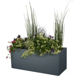 Bac Graphit gris anthracite L.100 x l.40 x H.40 cm