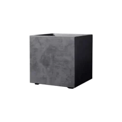Bac Millenium carré gris anthracite 80 litres 49x49 cm