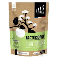 Bactériosol plantations arbres et fruitiers 100 % naturel Sobac - 1,2 kg