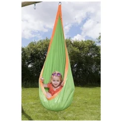 Balançoire hamac suspendue en toile Cocoon pour portique en bois