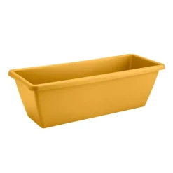 Balconnière en polypropylène jaune miel Elho Barcelona - 49 x 19 x 16 cm