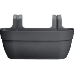 Balconnière plastique gris anthracite Elho Vibia Campana easy hanger large - 24,1 cm