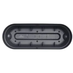 Balconnière plastique gris anthracite Elho Vibia Campana easy hanger large - 24,1 cm