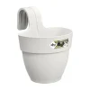 Balconnière Vibia Campana easy hanger small blanc Elho - 20,5 x 24,1 cm