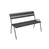 Banc de jardin 2 à 3 places coloris carbone Monceau Fermob - 116 cm