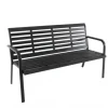 Banc de jardin 3 places en aluminium, anthracite - CREADOR MARTA
