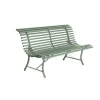 Banc en acier coloris cactus Louisiane Fermob - 150 x 71 x 81 cm
