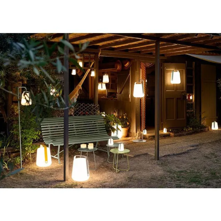 Banc en acier coloris cactus Louisiane Fermob - 150 x 71 x 81 cm