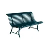 Banc Louisiane Fermob en acier coloris bleu acapulco 150 cm