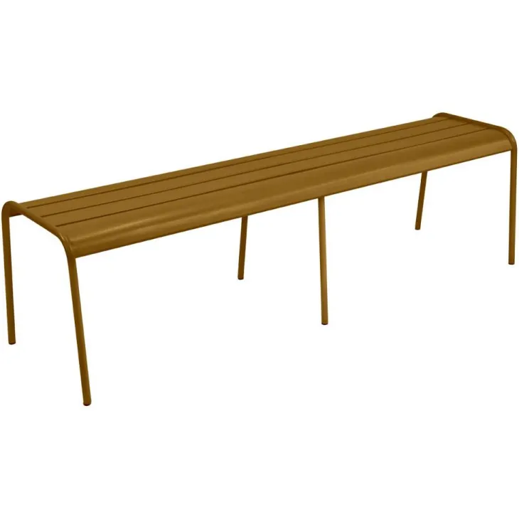 Banc Monceau coloris marron en acier Fermob - 160 x 77 cm