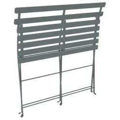 Banquette bistro 2 places coloris gris en acier Fermob - 88 x 29 cm