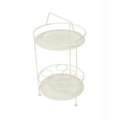 Bar portatif Montmartre coloris gris en acier Fermob - Ø 40 x 40 cm