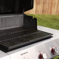 Barbecue à gaz en acier émaillé noir Weber Genesis E-315 - 68,5 x 147 x 122 cm