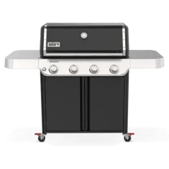 Barbecue à gaz en acier émaillé noir Weber Genesis E-415 - 68,5 x 164 x 122 cm