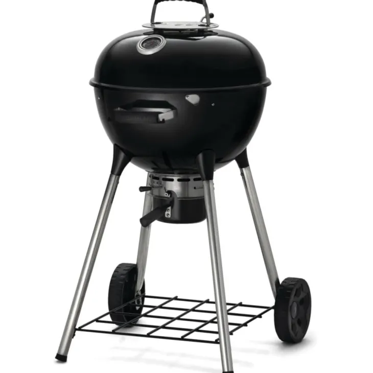 Barbecue au charbon Kettle Premium coloris noir en acier Napoleon - 112 x 50 x 93 cm