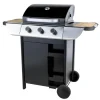 Barbecue au gaz Miami 300 avec 3 feux 9KW coloris noir - 120,8 x 59,5 x 113 cm