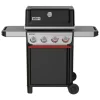 Barbecue au gaz Spirit E-425 mix plancha coloris noir en acier émaillé Weber - 118 x 65 x 13 cm