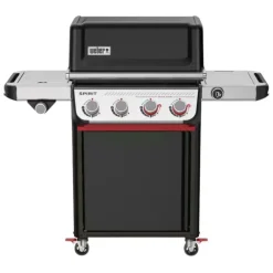 Barbecue au gaz Spirit EP-435 coloris noir en acier émaillé Weber - 118 x 65 x 13 cm