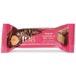 Barre bio chocolat amande & sel Rythm 108 - 33 g