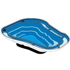 Bassin préformé, capacité 1500L UBBINK Ocean 1