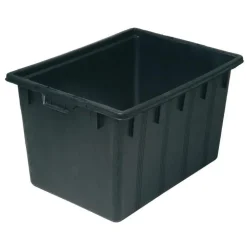 Bassin rectangulaire noir Victoria Quadro III - 80x63x38 cm