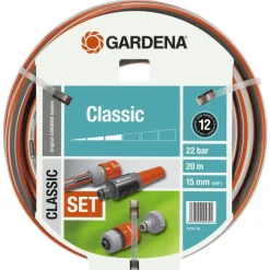 Batterie de tuyau Classic coloris gris Ø 15 mm x20 m