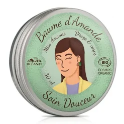 Baume d'amande douce bio. Le pot de 30 ml