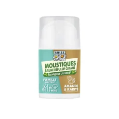 Baume répulsif moustiques cutané famille Aries - 50 ml