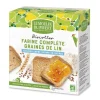 Biscottes complètes aux graines de lin bio en boîte de 270 g