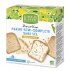 Biscottes sans sel bio à la farine bise 270 g