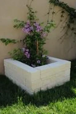 Bloc muret crème Cévennes - 50 x 11 x 9 cm