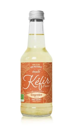 Boisson bio Kéfir gingembre Vitamont – 25 cl