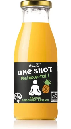 Boisson bio Vitamont One Shot Relaxe-toi – 25 cl