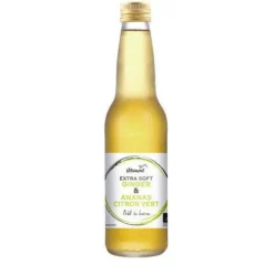 Boisson Extra Soft Ginger ananas citron vert Bio en bouteille de verre Vitamont - 33 cl