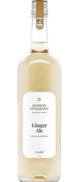 Boisson ginger ale bio Vitamont – 75 cl
