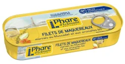 Boite de filets de maquereaux au vin blanc Phare Echmuhl - 151 g