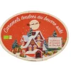 Boite ovale bois caramel de Noël bio Maison Armorine - 250 g