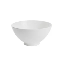 Bol à salade Selena en porcelaine blanche Ø 20,5 cm