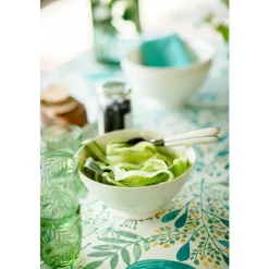 Bol à salade Selena en porcelaine blanche Ø 20,5 cm